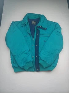 Vintage Roffe Skijacke Winter Parka Gr. Small türkis Mantel Thinsulate 3M  - Bild 1 von 15