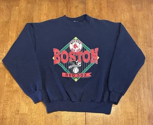 Vintage 90s Boston Red Sox Crewneck Sweatshirt XL Champion Products 1992 - Picture 1 of 7