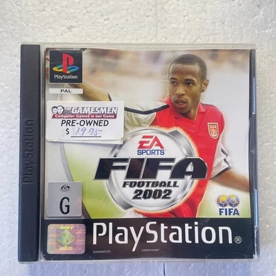 FIFA Football 2002 Sony Playstation 1 PS1 PSX PAL Game Complete w Manual Tested - Image 1 of 3