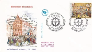 FRANCE 1998 FDC REUNION DE MULHOUSE A LA FRANCE YT 3142 - Foto 1 di 1
