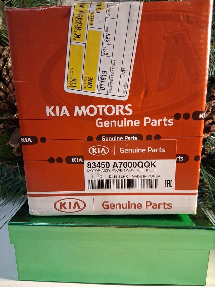 Motor ventana eléctrica trasera izquierda Kia Forte 2014-2018 nuevo en caja, sin abrir. Foto 1 de 4