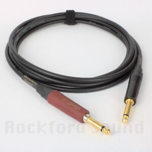 Canare GS-6 Guitar Cable | 2.5 FT | Silent Straight to Straight Gold Neutrik