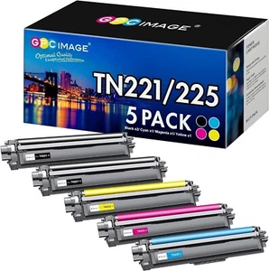 5er Pack GPC Image TN221 TN225 Tonerkartusche Ersatz für Brother - Bild 1 von 2
