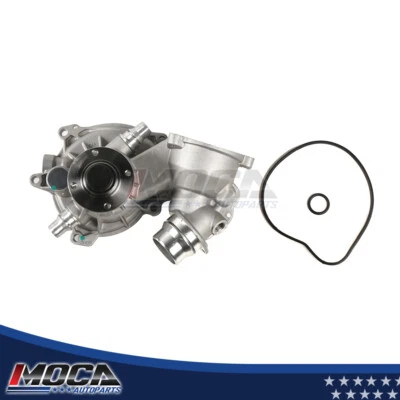 Engine Water Pump Fits 2006-2010 BMW 550i 650Ci X5 4.8L V8 DOHC AW6238 115-1120 - Image 1 of 4