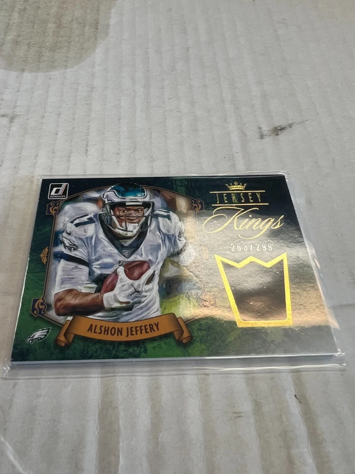 Alshon Jeffery 2020 Donruss Football Jersey #JK-ALJ #263/299 NrMt - Image 1 of 1