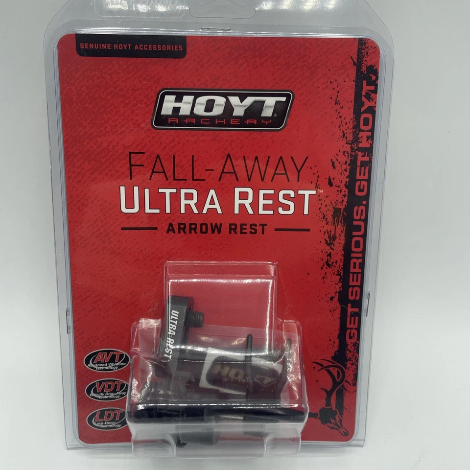 Hoyt Archery Fall-Away Ultra Rest QAD - Black LEFT-Handed (3-O4) - Image 1 of 4