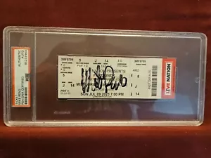 MIKE RENO LOVERBOY 6/09/23 CONCERT TICKET HAND SIGNED AUTO PSA (FOREIGNER) - Picture 1 of 1