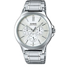 Casio MTP-V300D-7A Analog Silver Stainless Steel Quartz Men's Casual Dress Watch