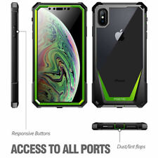 10pieces for iPhone XS Max Phone Case Hybrid Cover With Screen Protector Green