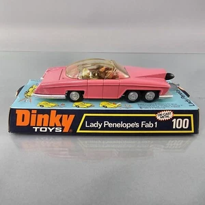 Dinky Toys Thunderbirds FAB 1 Lady Penelope’s Car Pink Diecast No. 100 Meccano - Picture 1 of 23