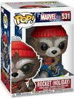 Funko POP #531 Marvel Guardians of the Galaxy Holiday Rocket Figure New