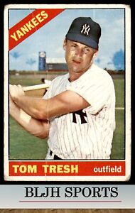 1966 Topps #205 Tom Tresh New York Yankees (A)