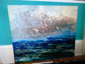  Morris Katz 1977 Original Impressionist Oil painting on board.Signed.Dated20X24 - Picture 1 of 9