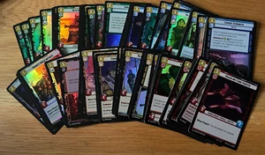 STAR WARS ILIMITADO TCG SOMBRAS DE LA GALAXIA JUEGO COMPLETO DE 90 CARTAS FOIL COMÚN - Imagen 1 de 1