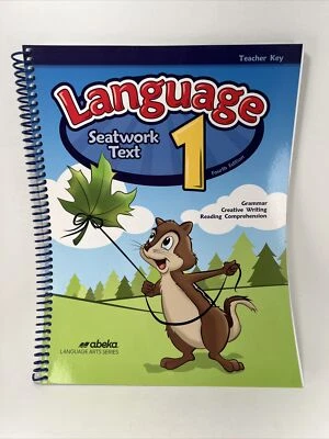 Abeka Grade 1 LANGUAGE Seatwork Text 4th Edition Teacher Key Free Shipping - Image 1 of 3