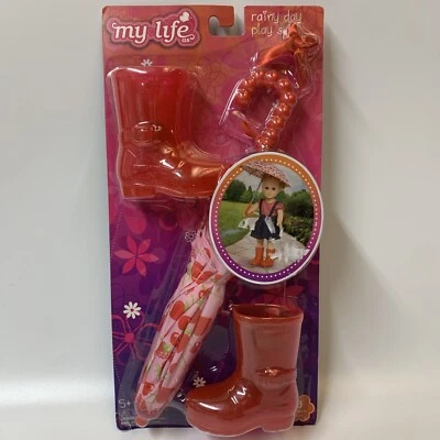My Life As | Doll Clothing RAINY DAY PLAY SET | Fits 18" Dolls | NEW Umbrella - Image 1 of 4