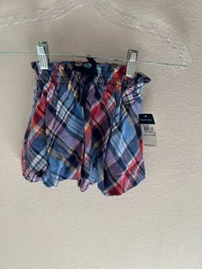 RALPH LAUREN - GRÖSSE 4 MEHRFARBIG KARIERT ELASTISCHER BUND ROCK FÜR MÄDCHEN - Bild 1 von 1