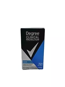 Degree Men Clean Antiperspirant Deodorant Clean 72 Hours - Picture 1 of 7