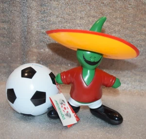 Vintage Original Mexiko 86 Piqué Maskottchen Sparkasse Spielzeug NEU und OVP Sport Billy - Bild 1 von 16
