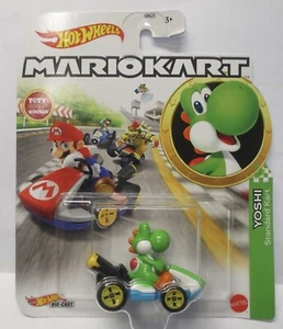 2022 HOT WHEELS MARIO KART U CASE YOSHI STANDARD KART COMBINE SHIPPING - Picture 1 of 1
