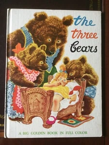 The Three Bears, a BIG Golden Book,1967prntng, H/c, VG+ - Picture 1 of 12