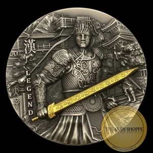 WU OF HAN Legends Great Chinese Emperors 2021 2 oz UHR Silbermünze NIUE - Bild 1 von 5