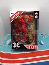 MCFARLANE TOYS FLASH PAGE PUNCHERS 7 INCH ACTION FIGURE WITH FLASH COMIC BOOK