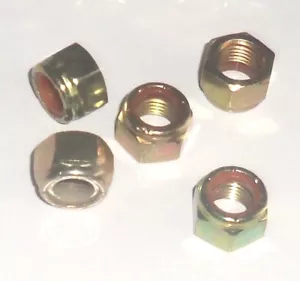 POLARIS OEM NOS SNOWMOBILE ATV HEX LOCK NUTS PK QTY 5 7547066 - Picture 1 of 2