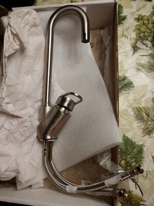 BLANCO TUCSON STAINLESS SINGLE LEVER BAR FAUCET Loop Handle 157-008-ST - Picture 1 of 6