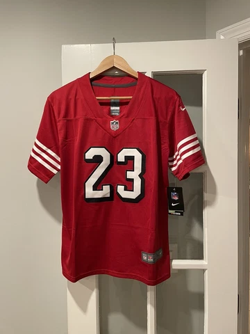Christian McCaffrey SanFrancisco 49ers Alternate Jersey - Youth XL - NWT Cover