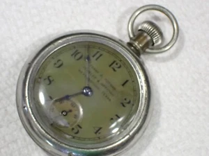 Ingersoll Dollar Pocket Watch runs Ad Frank Putnam Jeweler Optician Weatherford - Picture 1 of 8