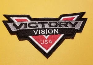 Vision Victory Motorcycles USA Embroidered Patch approx 2.5 x4.5" - Picture 1 of 3