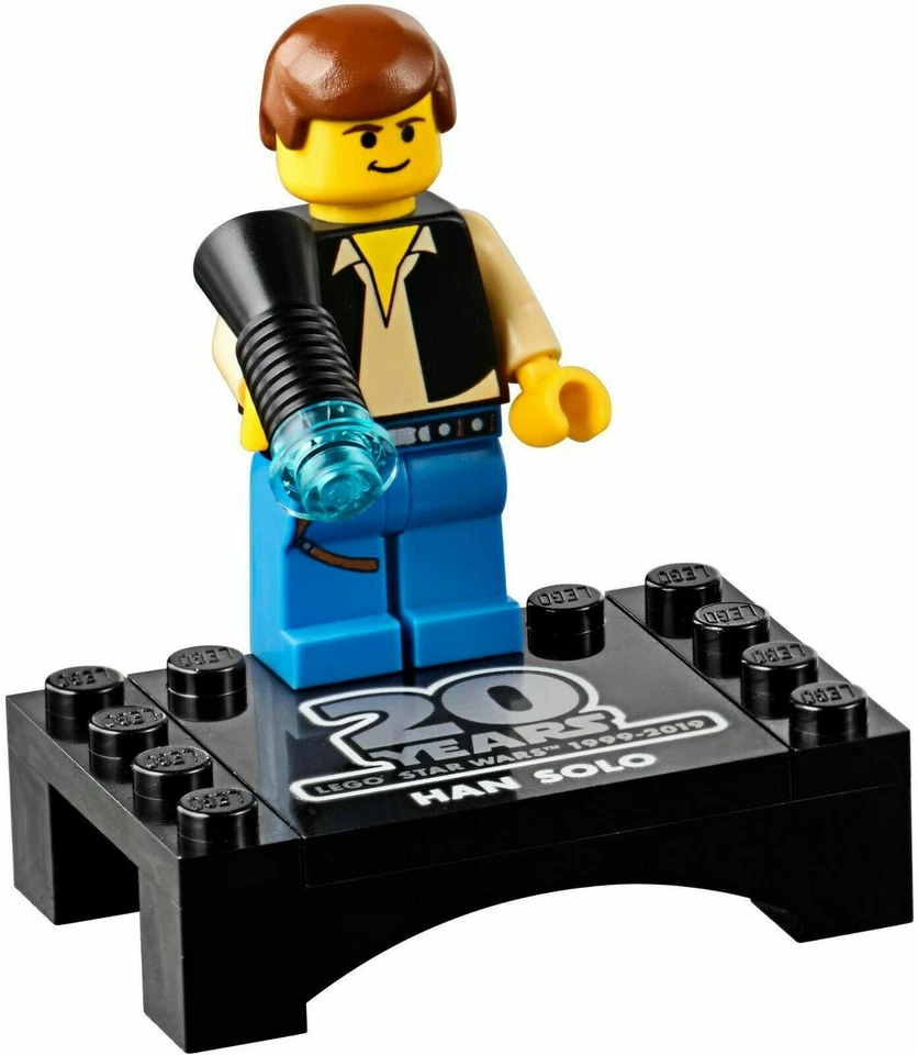 NEW HAN SOLO 20th Anniversary MINIFIG LEGO Star Wars figure minifigure 75262 - Image 1 of 1