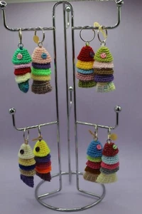 Crochet fish keyrings/bag charms. Various colours available - Picture 1 of 4
