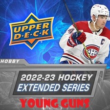 🔥2022-23 UPPER DECK EXTENDED SERIES --YOUNG GUNS-- YOU PICK - FINISH YOUR SET🔥