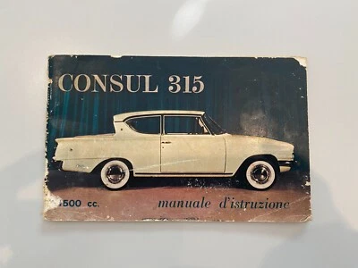 Ford Consul Classic 315 manuale uso e manutenzione 1960 - Immagine 1 di 4