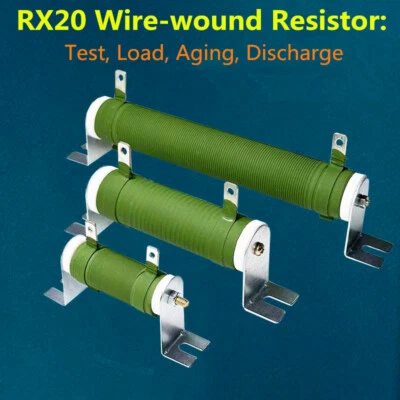 RX20 High Power Tube Type Wire Wound Discharge Aging Braking Resistor5%, 25-300W - Image 1 of 4