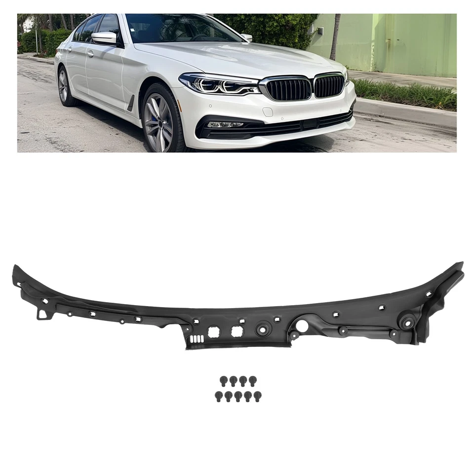 Windshield Cowl Panel Cover For 2011-2016 BMW 5Series M5 550i 528i #51717203124 - Image 1 of 4