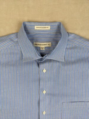 Pronto Uomo 2XLT Mens Shirt Non Iron Modern Fit Big Tall Long Sleeve - Image 1 of 4