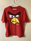 Angry Birds T Shirt Red Unisex Short SleeveExtra Large Cardinal