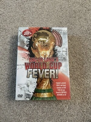 Englands ,Eng-Er-Lands World Cup Fever DVDs & Anthems CD Box Set - New & Sealed  - Image 1 of 3