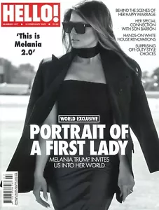 UK HELLO! Magazine: Melania Trump Cover, Princess Kate, Carole Middleton 10.2.25 - Picture 1 of 2
