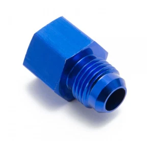 AN6 JIC Flare Maschio a 1/8 NPT Femmina - Adattatore Unione Tubo Dritto Alluminio - Foto 1 di 1