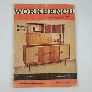 Workbench Magazine Issue Nov-Dec 1964  Vintage Toy Box, Coffee Mill, Fire Truck - Picture 1 of 8