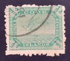 Cook Islands 1902 White Tern 1/2d Blue-Green P11 no wmk - Used (SG 23)