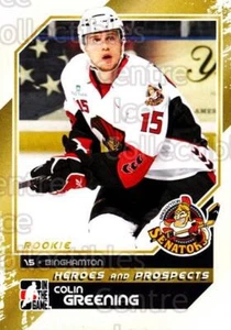 2010-11 ITG Heroes and Prospects #155 Colin Greening - Picture 1 of 1