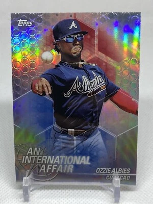 Ozzie Albies 2018 Topps Chrome An International Affair Insert Rookie RC #IA-OA - Image 1 of 2