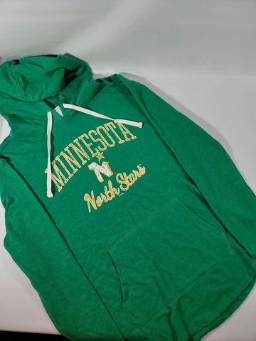 Minnesota Northstars NHL Majestic Vintage Collection Women's Lace-Up Sweatshirt Cover