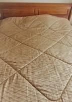 Embroidered King Size Bed Comforter Floral Off White W Pink