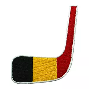 Hockey stick Belgium patch NHL patch Embroidery Iron on Sew on patch 9x6.5cm - Picture 1 of 1